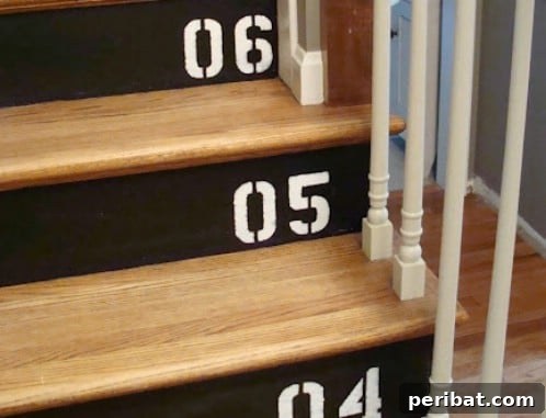 Paint your stairs.