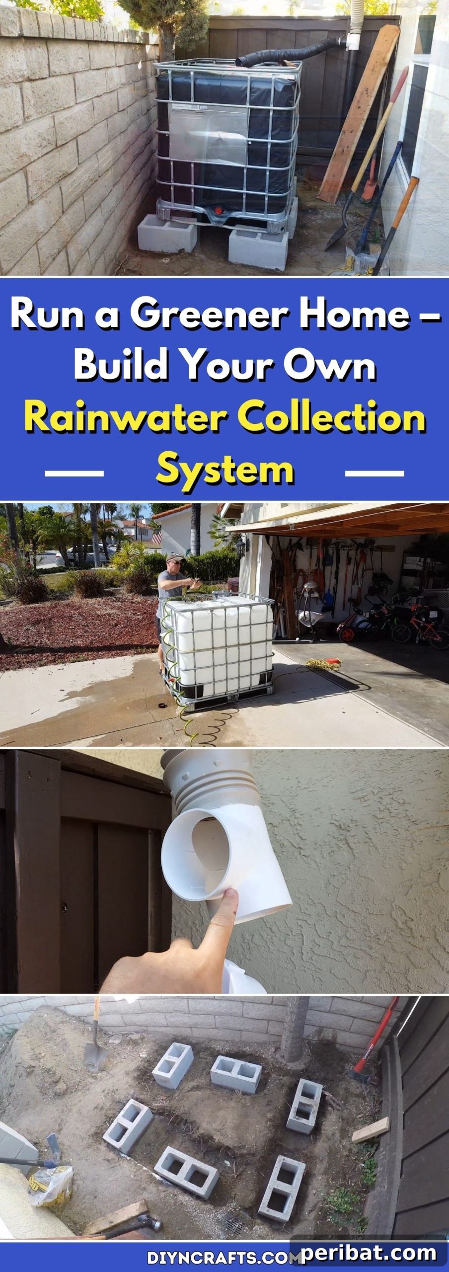Harvest the Sky: Build Your Own Sustainable Home Water System 2 Build Your Own Rainwater Collection System for a Greener Home - Water Conservation DIY