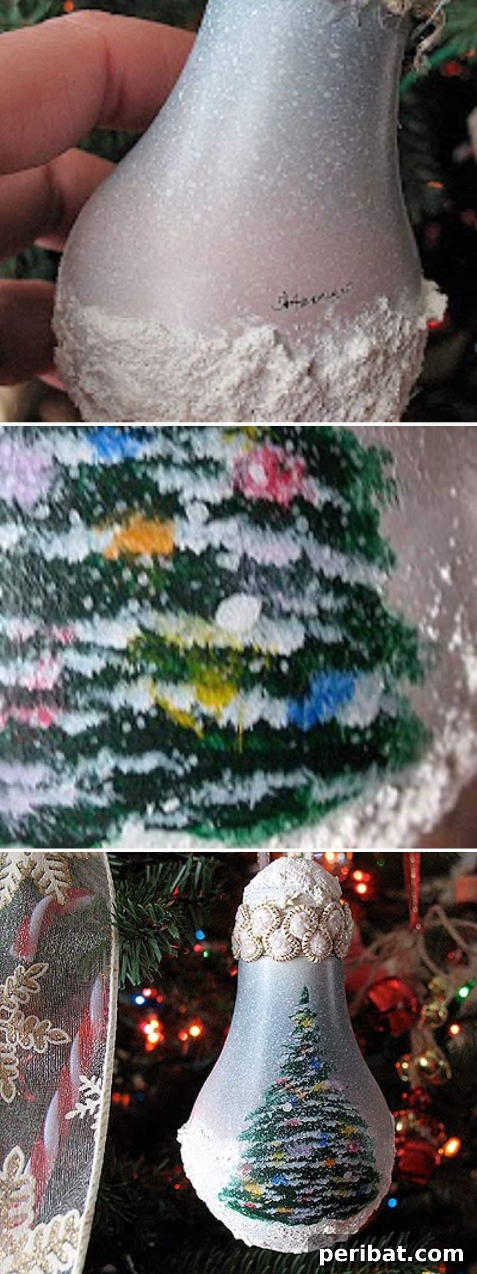 Christmas Tree Bulb ornament