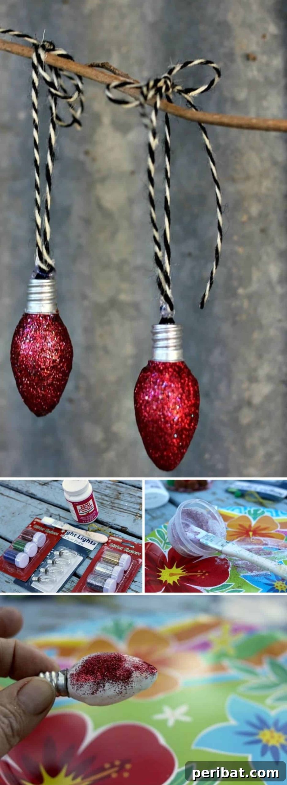 Glittery Ornaments