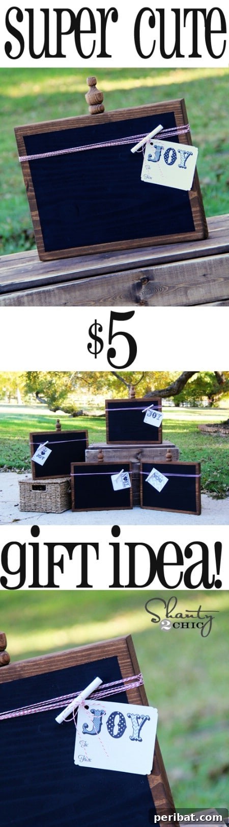 100 Awesome DIY Christmas Gifts People Will Rave About 14 Custom Chalkboard