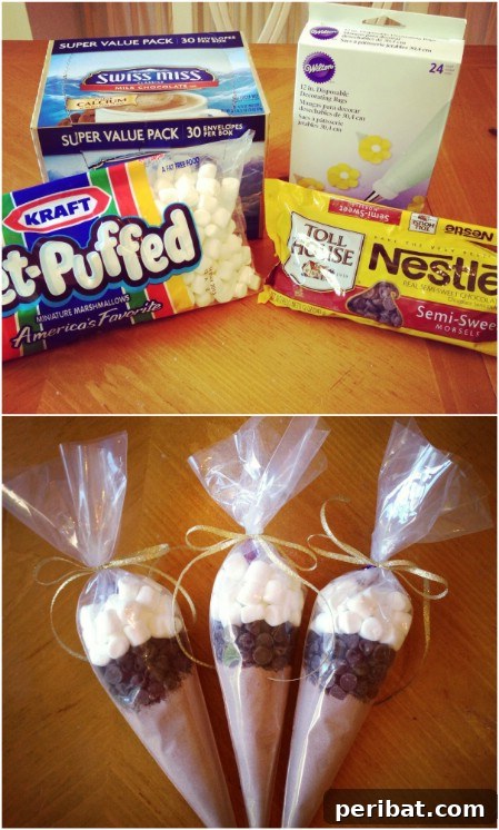 100 Awesome DIY Christmas Gifts People Will Rave About 28 Hot Cocoa Cones