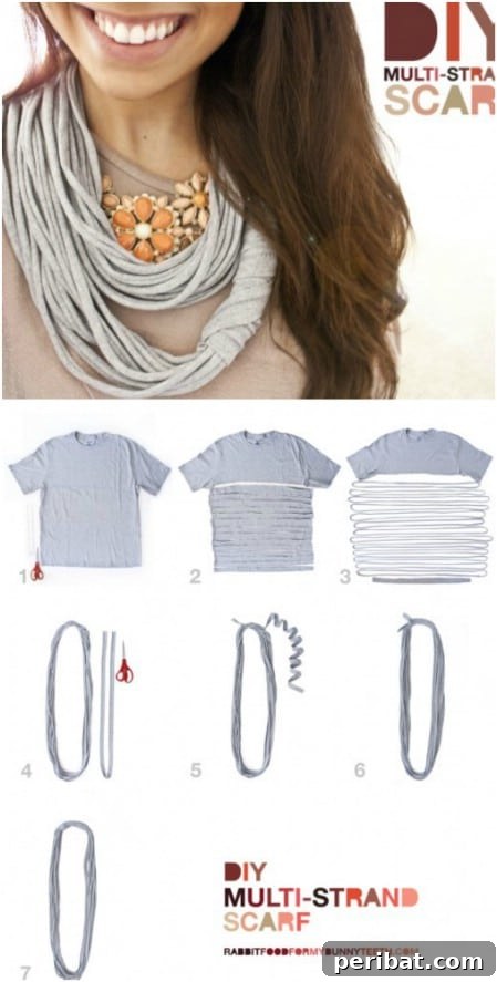100 Awesome DIY Christmas Gifts People Will Rave About 4 Multi-Strand Scarf