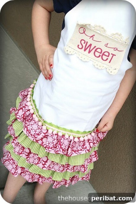 100 Awesome DIY Christmas Gifts People Will Rave About 32 Girlie Ruffled Apron