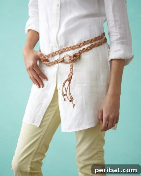 100 Awesome DIY Christmas Gifts People Will Rave About 36 Braided Leather Belt