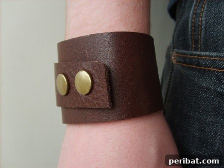 100 Awesome DIY Christmas Gifts People Will Rave About 44 Leather Cuff