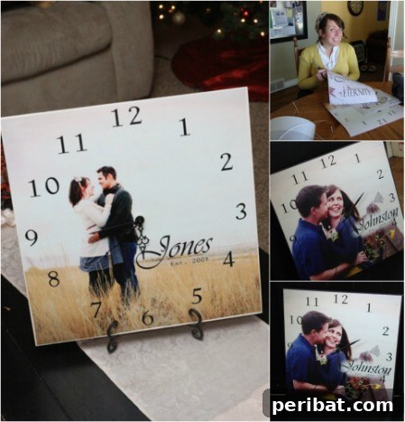 100 Awesome DIY Christmas Gifts People Will Rave About 50 Photo Clock