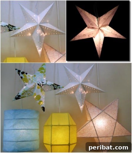 100 Awesome DIY Christmas Gifts People Will Rave About 7 Star Paper Lantern