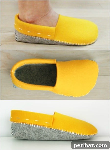 100 Awesome DIY Christmas Gifts People Will Rave About 63 Felt Slippers