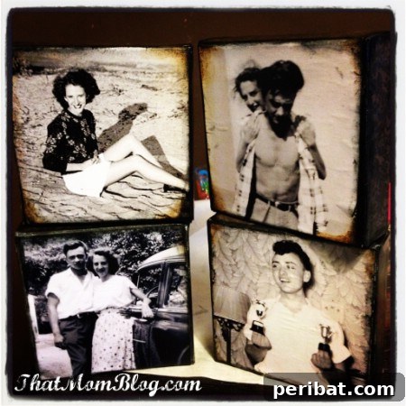 100 Awesome DIY Christmas Gifts People Will Rave About 74 Vintage Photo Canvases