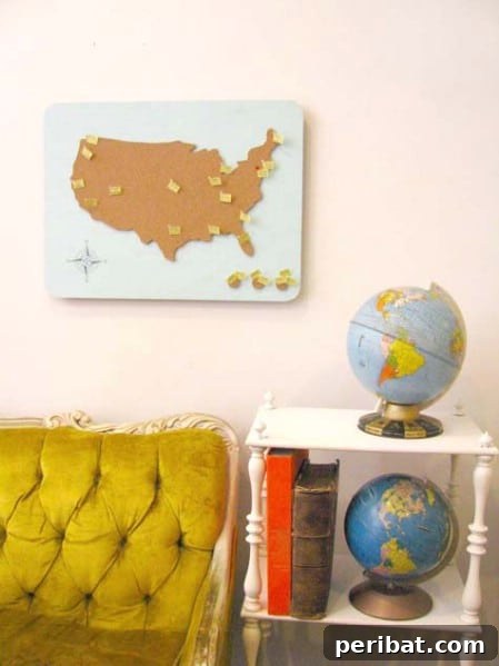 100 Awesome DIY Christmas Gifts People Will Rave About 77 Cork Travel Map