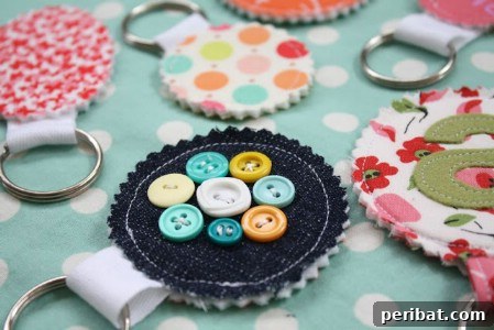 100 Awesome DIY Christmas Gifts People Will Rave About 85 Fabric Key Chains
