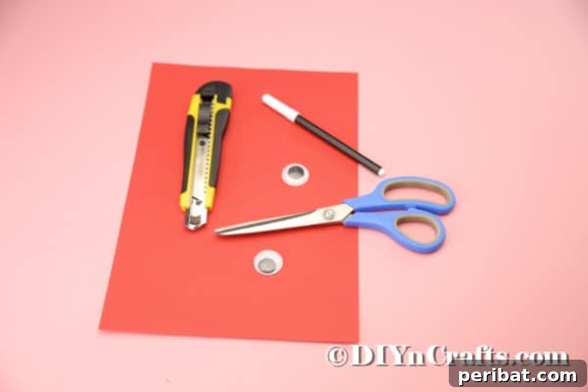 Hoppy Easter Box Ball Toss 6 Craft supplies for making a DIY Easter bunny ball game.