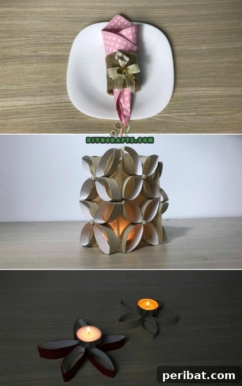 Creative Cardboard Roll Projects Kids Will Adore 6 Collection of quick and easy decorative paper roll crafts, ideal for fast DIY projects.
