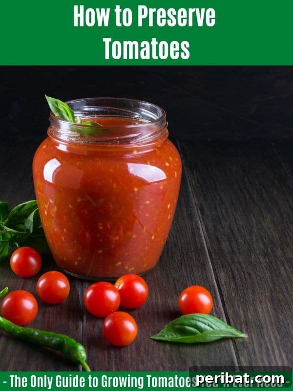 The Definitive Guide to Growing Magnificent Tomatoes 13 How to Preserve Tomatoes: