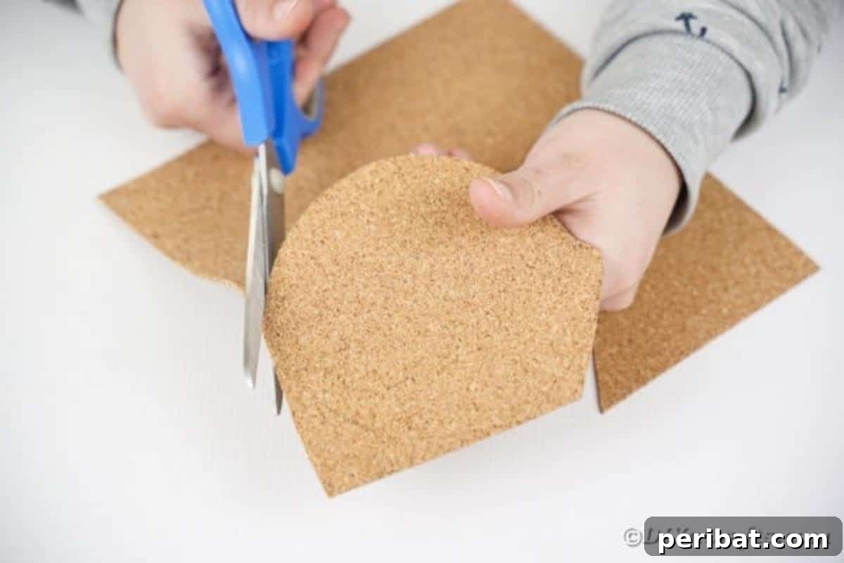 Cutting cork out