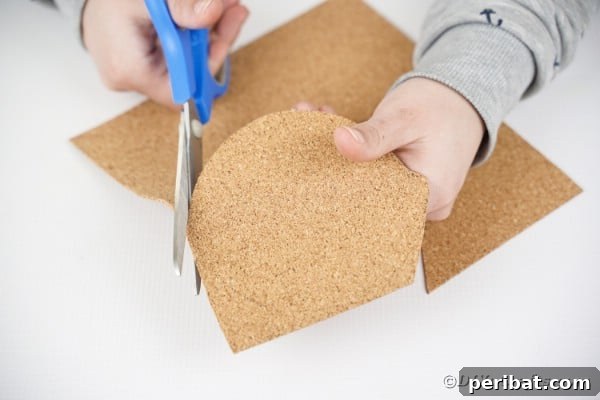 Cutting cork out