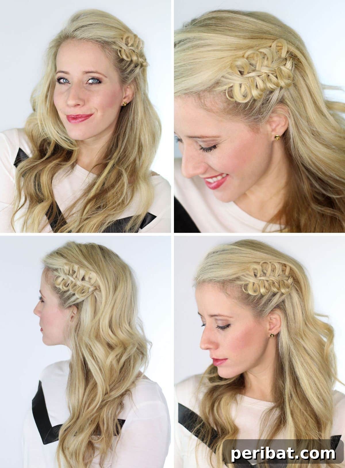 Deck the Hair: 12 Adorable DIY Christmas Styles for Every Length 13 Bow Braid Hairstyle