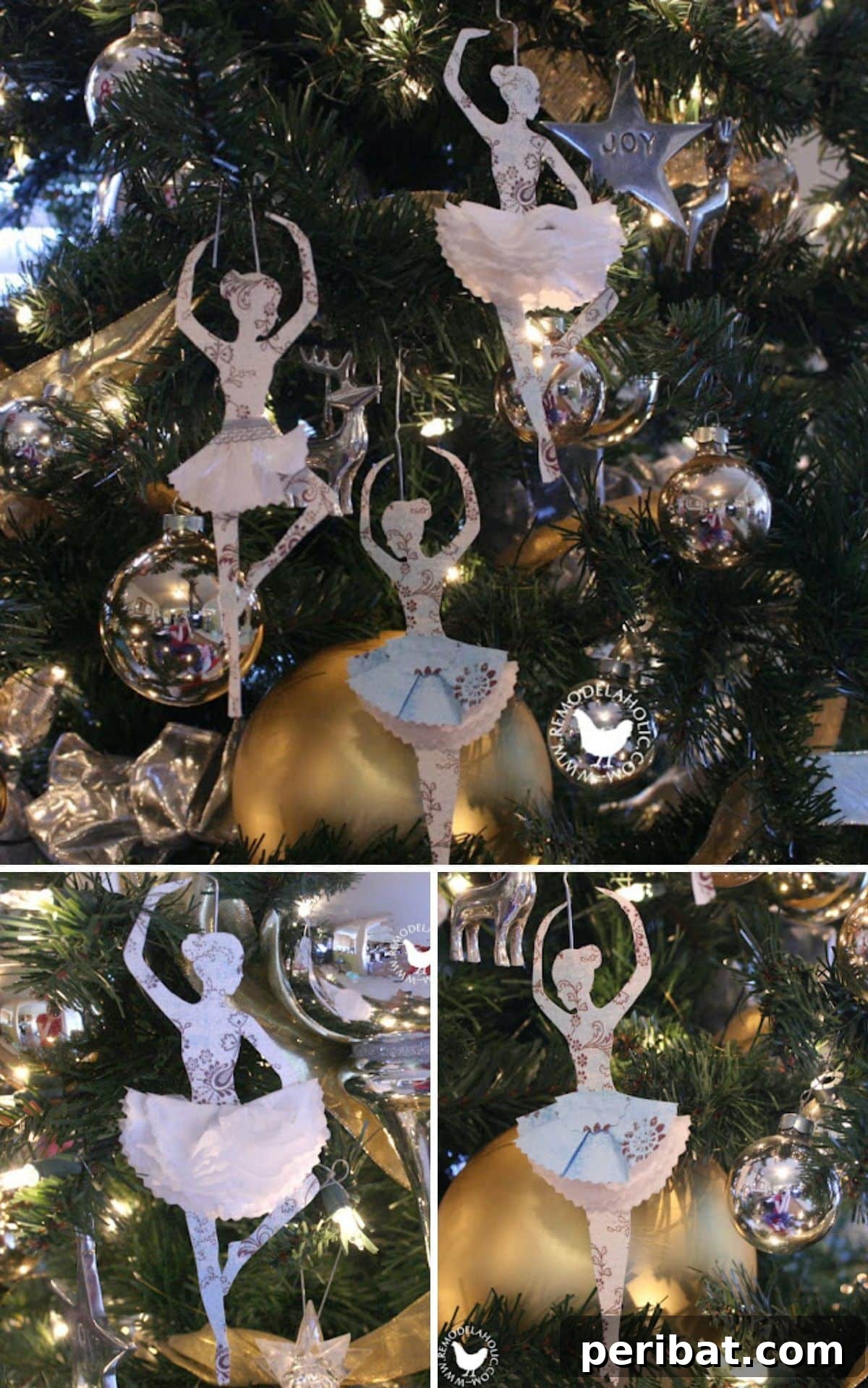 Dancing Ladies paper ornaments