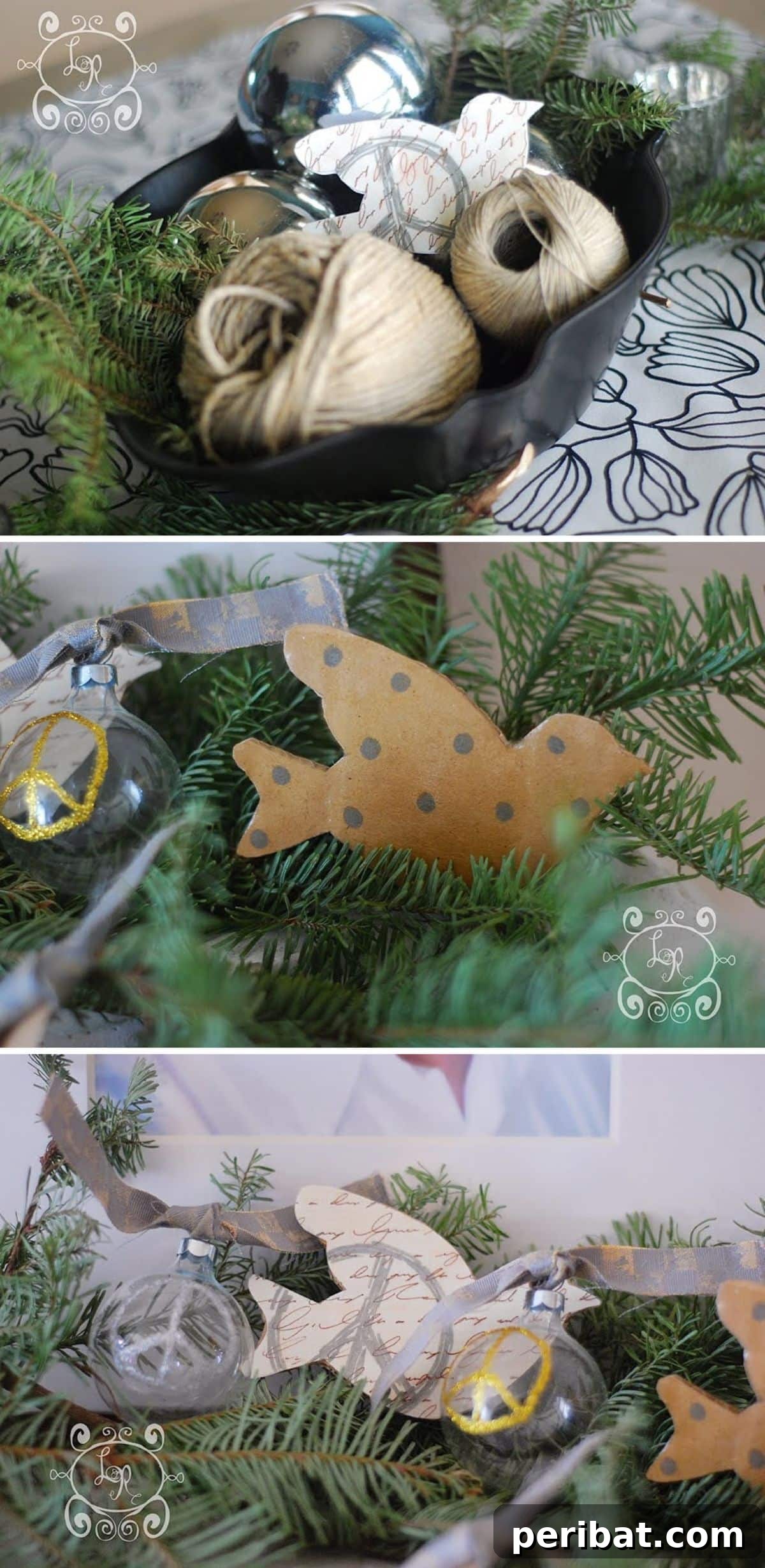 Little Birdies paper ornaments