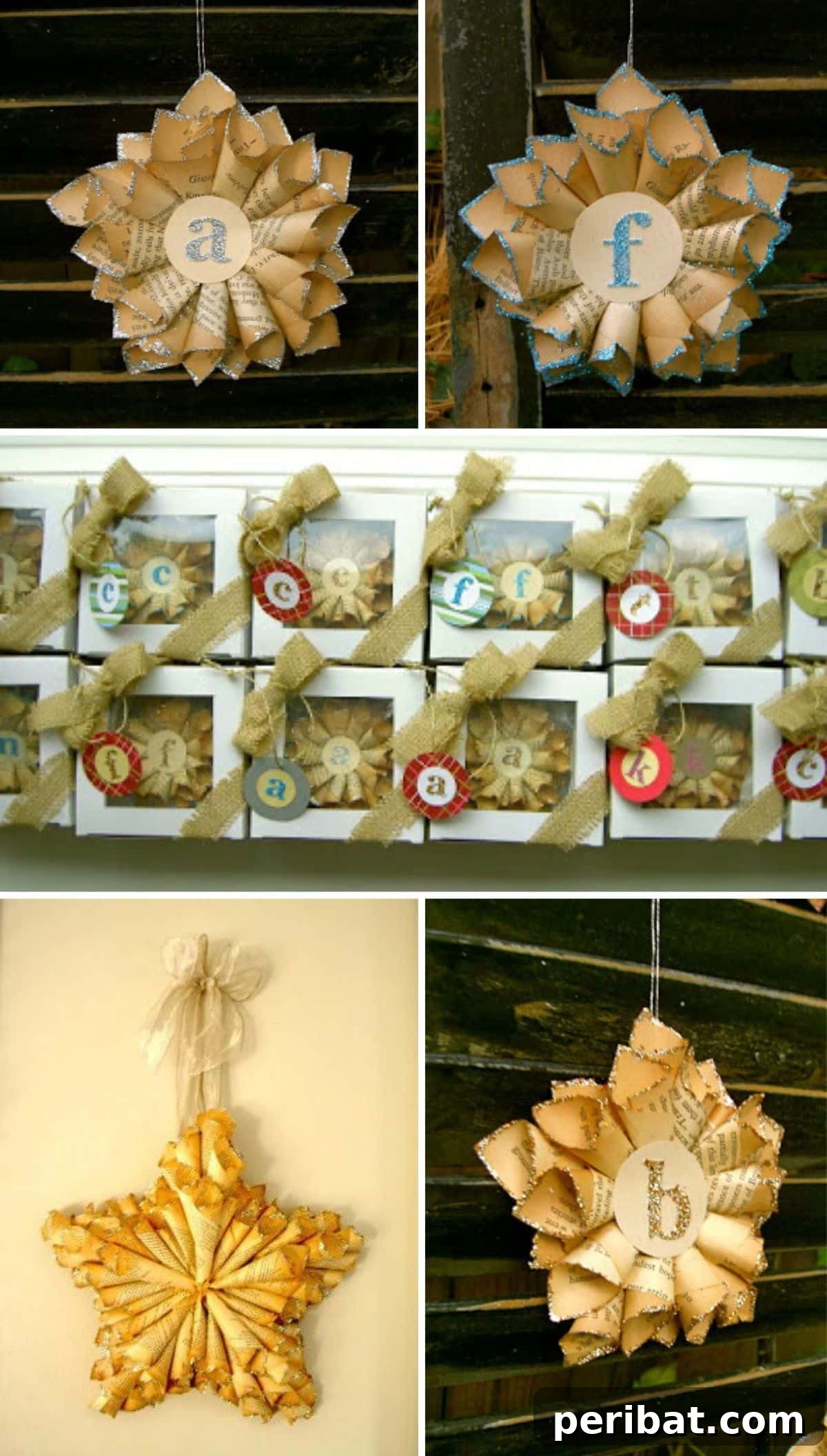 Paper Stars ornaments