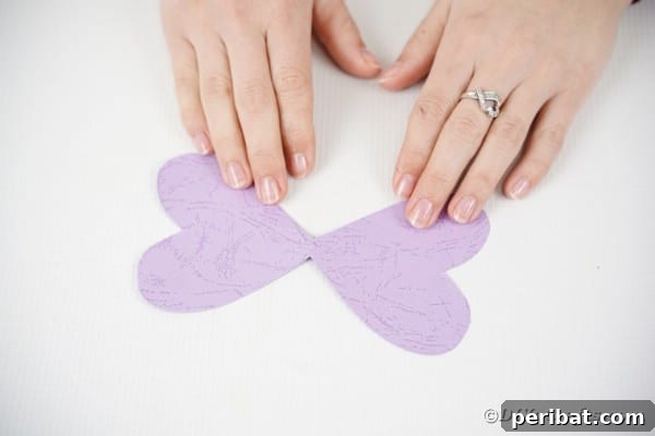 Purple butterfly wing