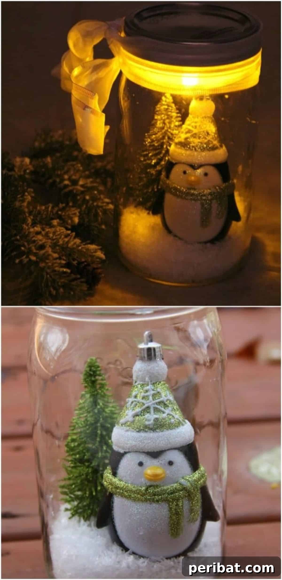 Illuminated Snow Scene