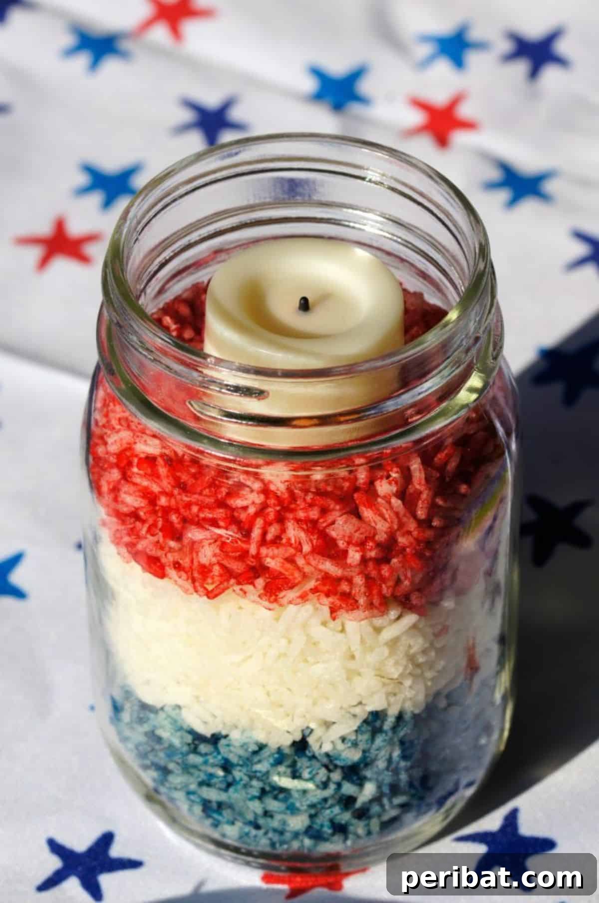 DIY Upcycled Mason Jar Candle Holder Craft Idea
