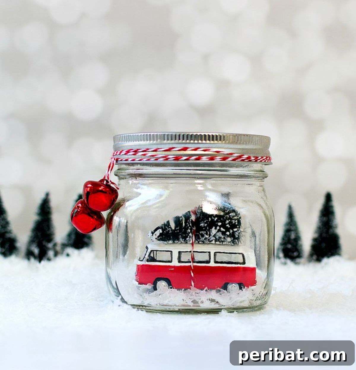 Mason Jar Snow Globes