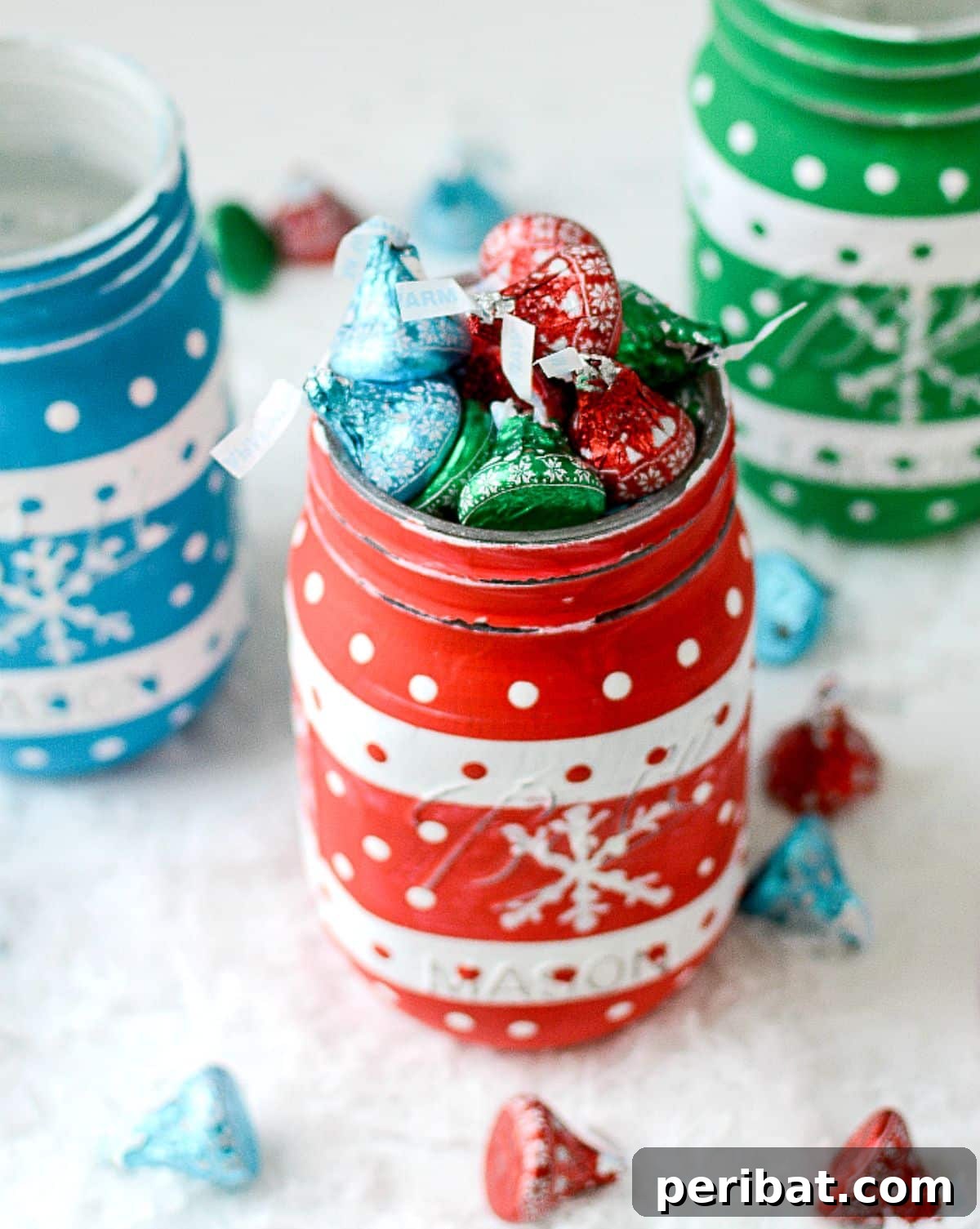 Christmas Sweater Mason Jars