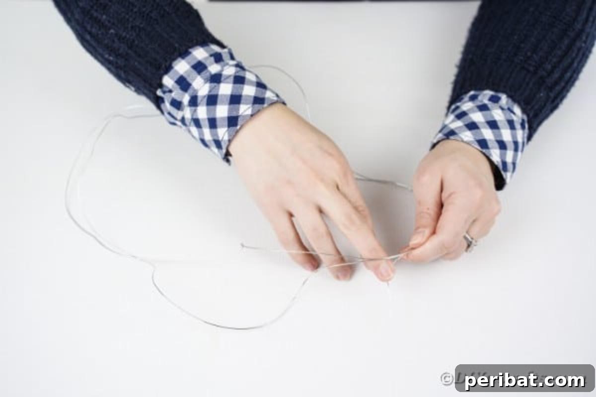 Making wreath form