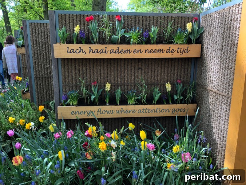 Motivational Wisdom at Keukenhof