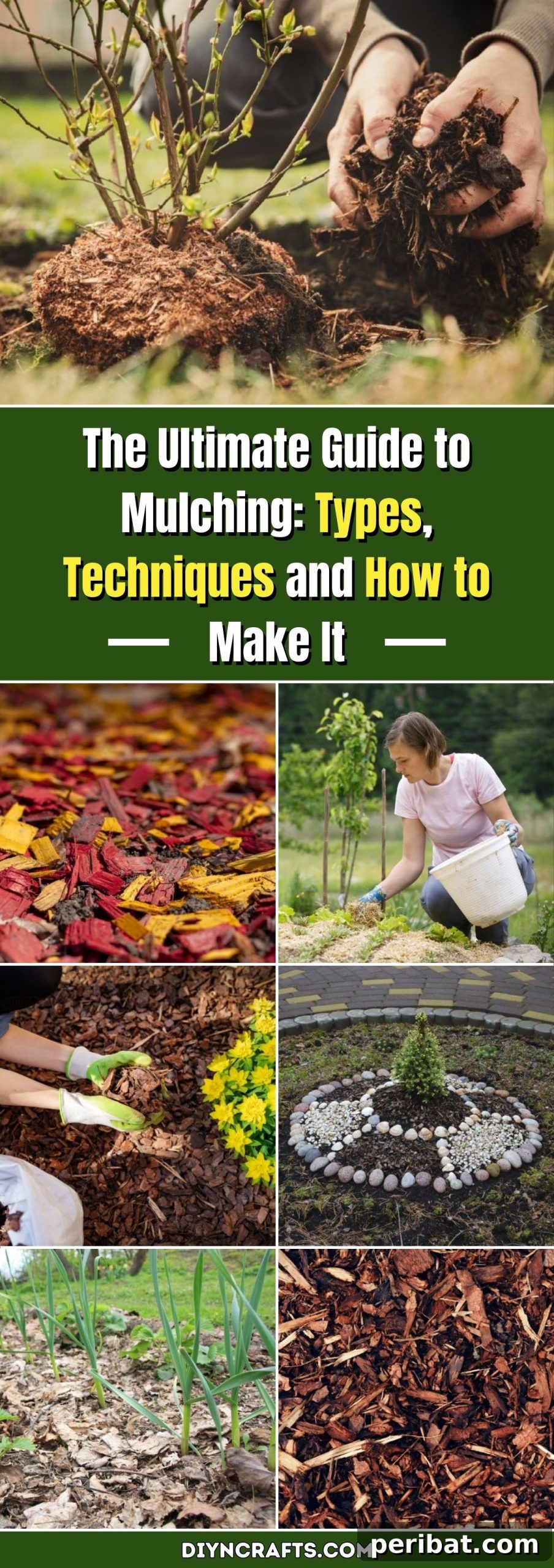 The Ultimate Guide to Mulching: Types, Techniques and How to Make It pinterest image