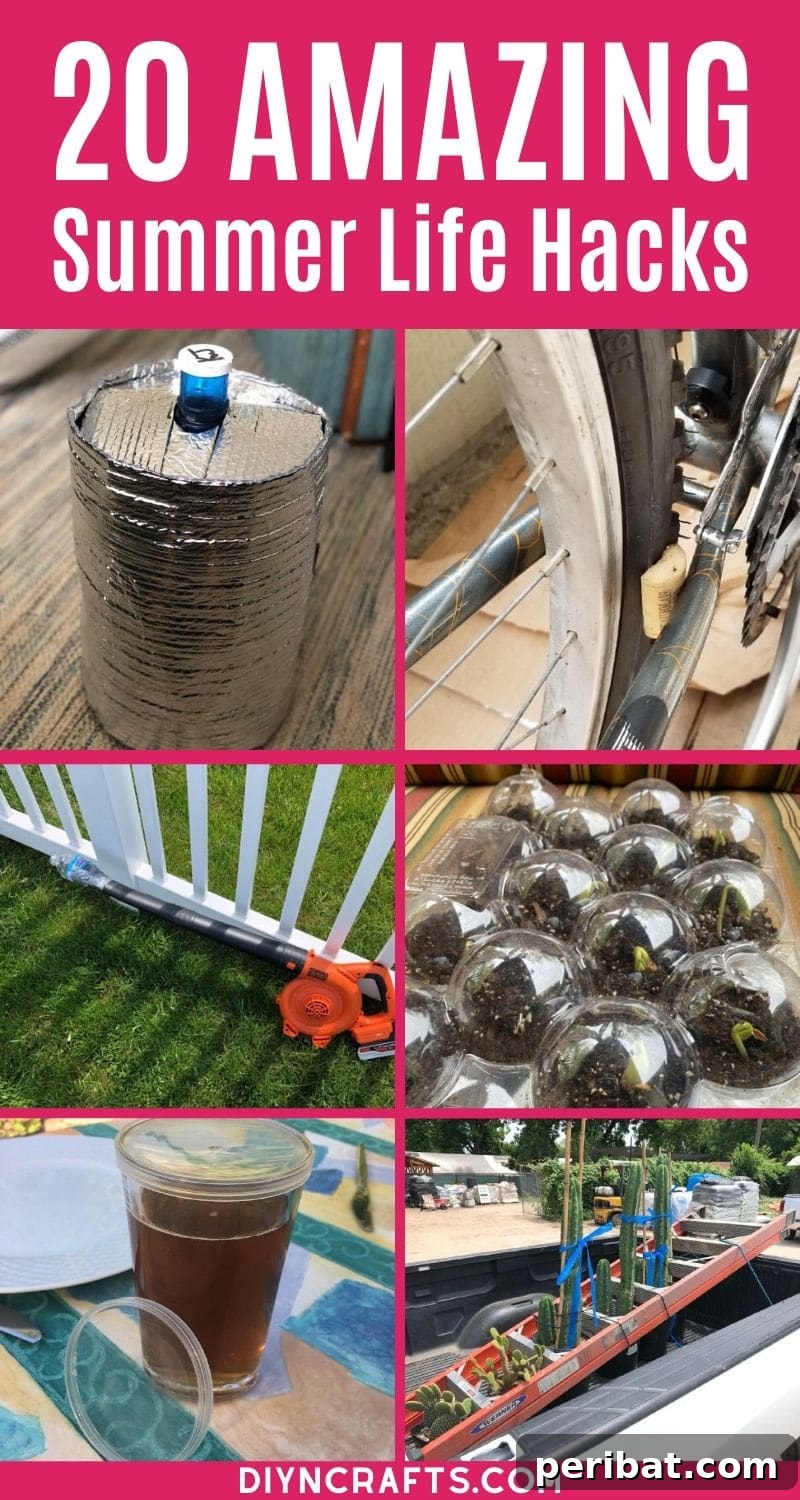 Essential Summer Hacks for a Stress-Free Season 2 Summer life hacks collage