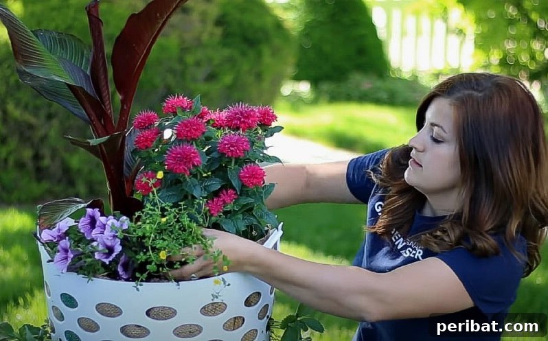 Adding other fancy flowers and plants to the top part.