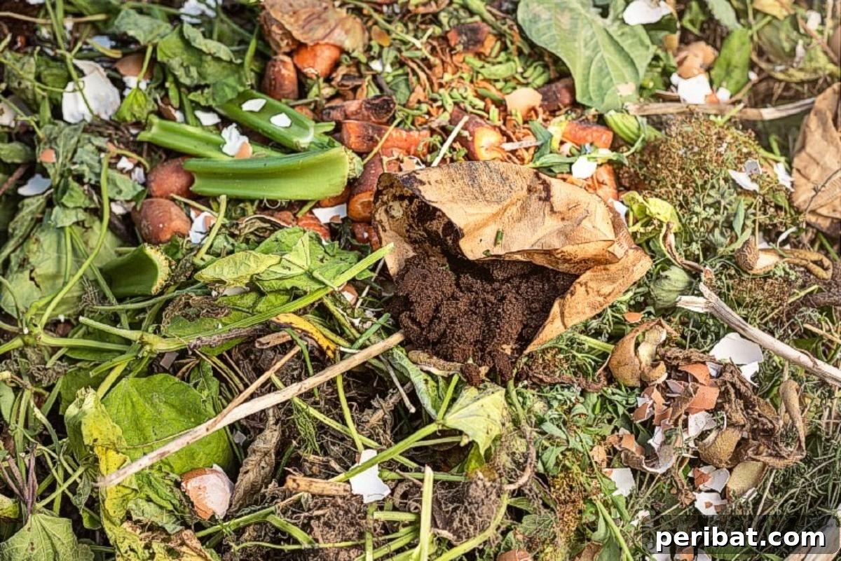 Beyond the Cup: 9 Brilliant Garden Uses for Coffee Grounds 3 Organic compost with coffee grounds