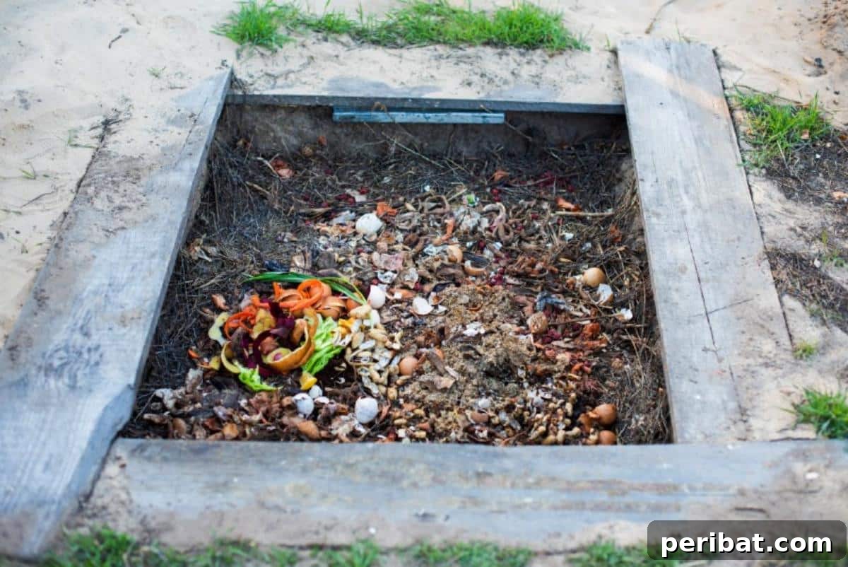 9 Genius Eggshell Hacks for a Thriving Garden 11 Adding eggshells to the compost pile