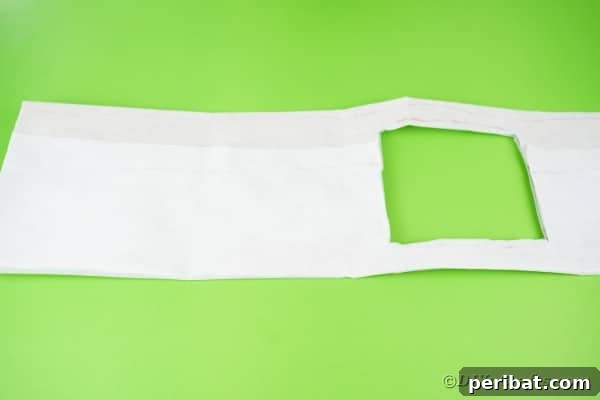 Wrapping cardboard in tissue paper