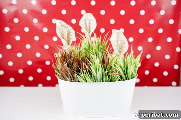Book page calla lillies in glass cloche